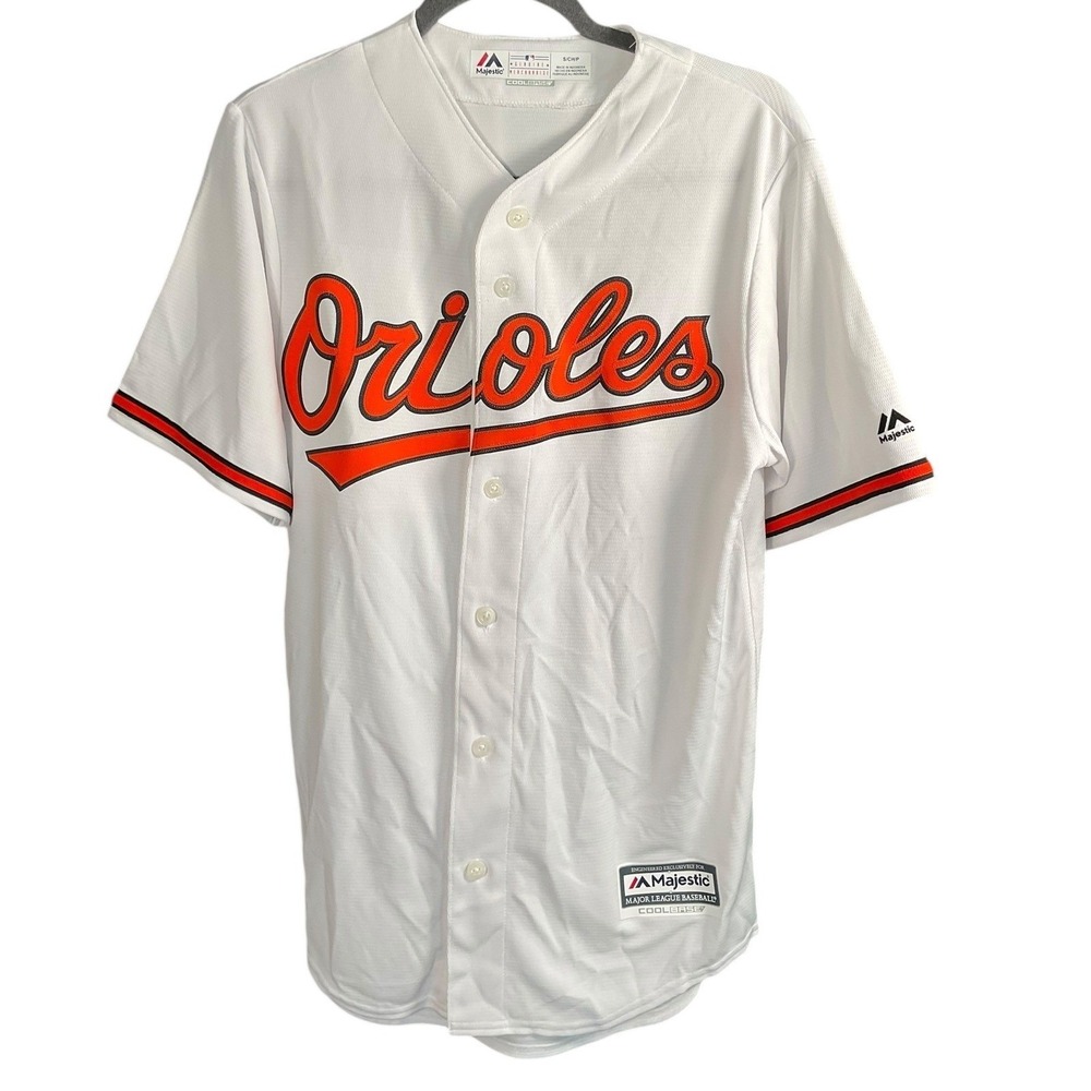 Boys Orioles Jersey in White and Orange